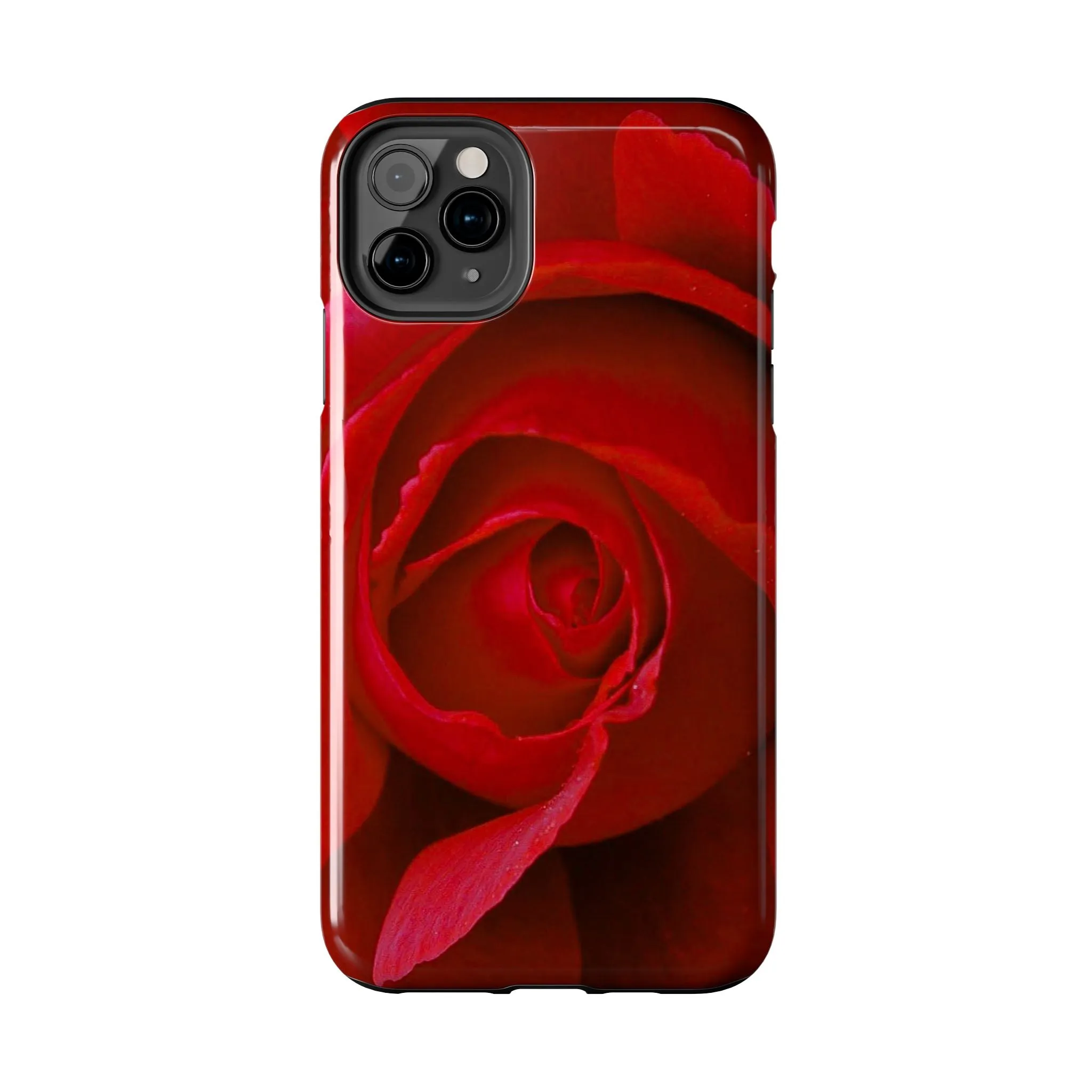 Crimson Bloom: Timeless Elegance - Tough Phone Cases