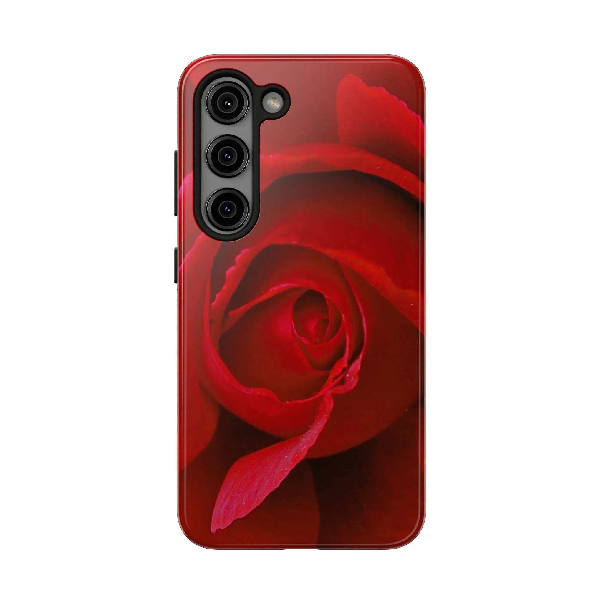 Crimson Bloom: Timeless Elegance - Tough Phone Cases