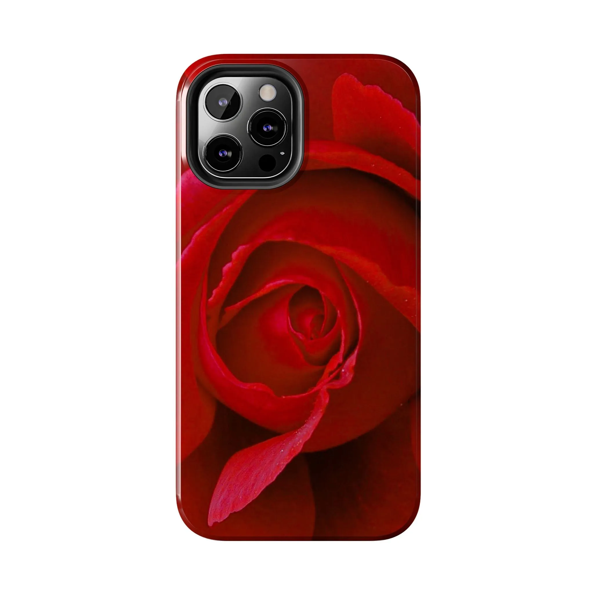 Crimson Bloom: Timeless Elegance - Tough Phone Cases