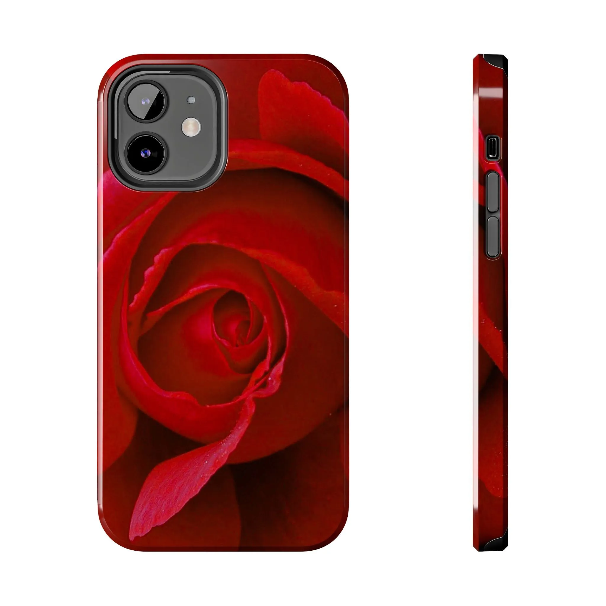 Crimson Bloom: Timeless Elegance - Tough Phone Cases