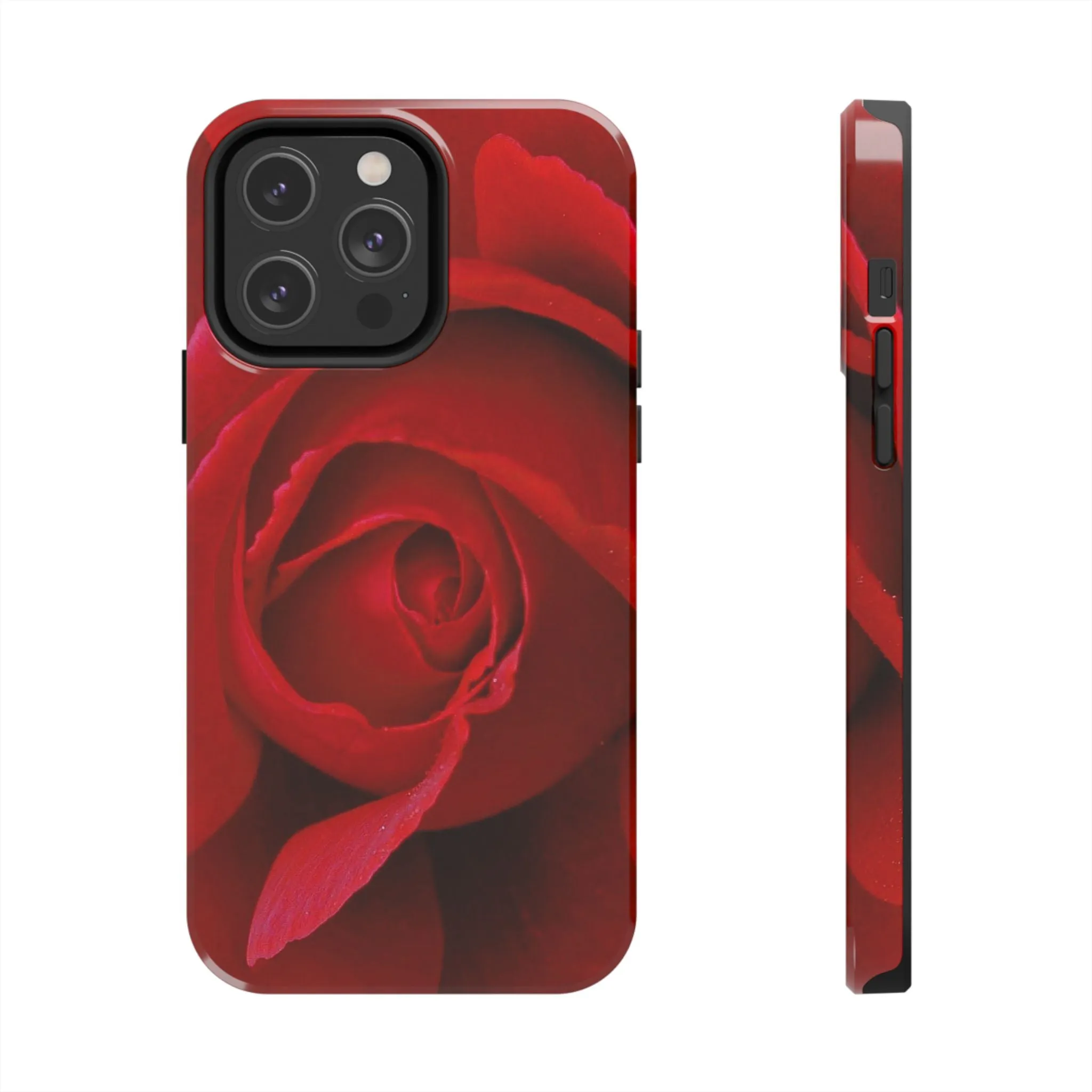 Crimson Bloom: Timeless Elegance - Tough Phone Cases