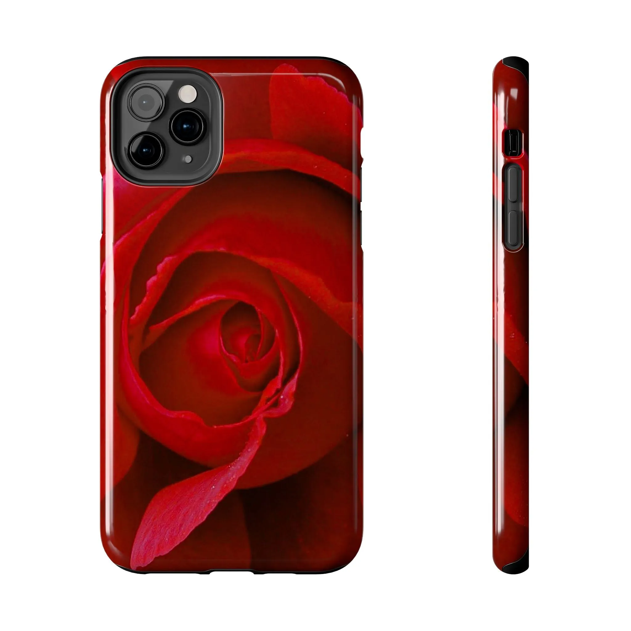 Crimson Bloom: Timeless Elegance - Tough Phone Cases