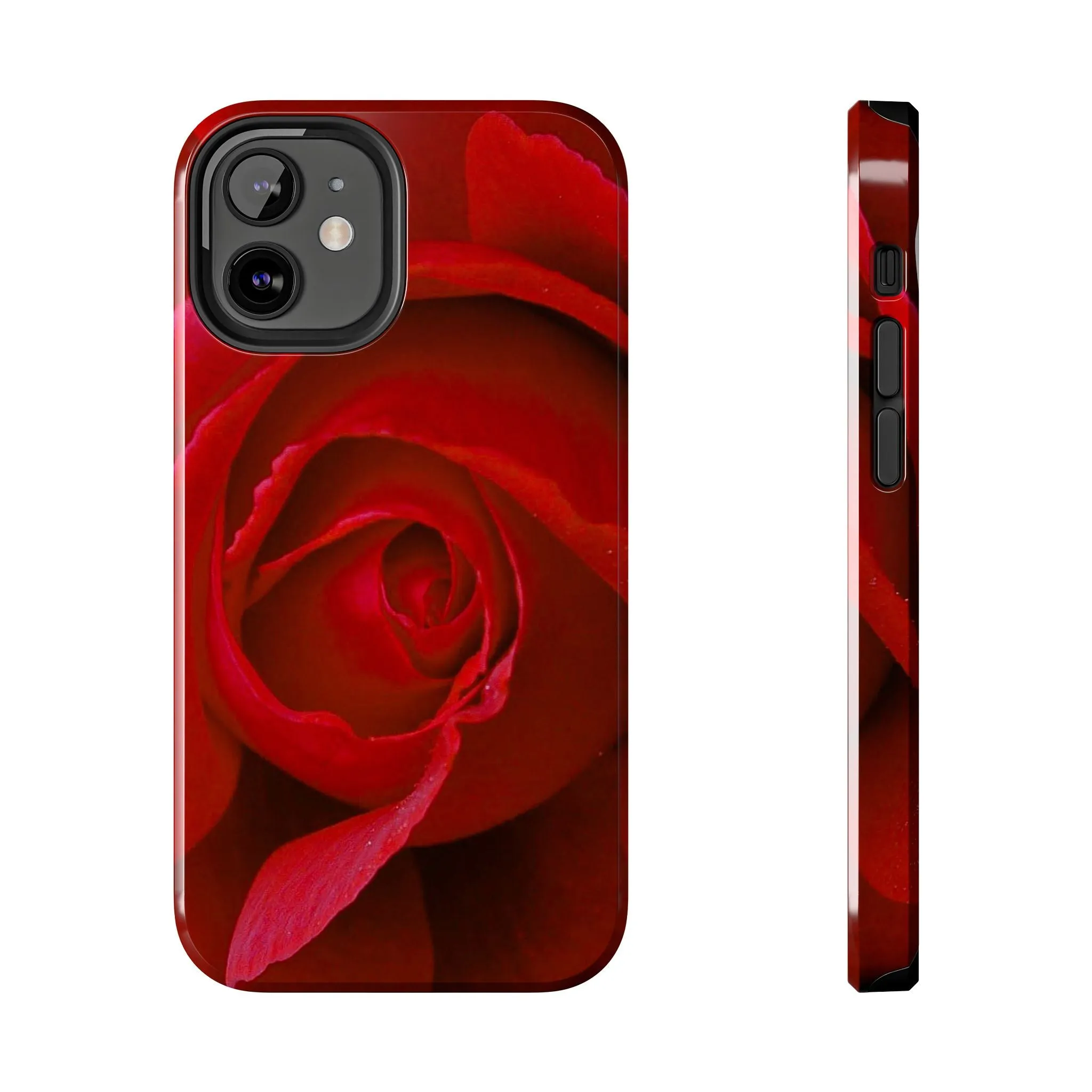 Crimson Bloom: Timeless Elegance - Tough Phone Cases