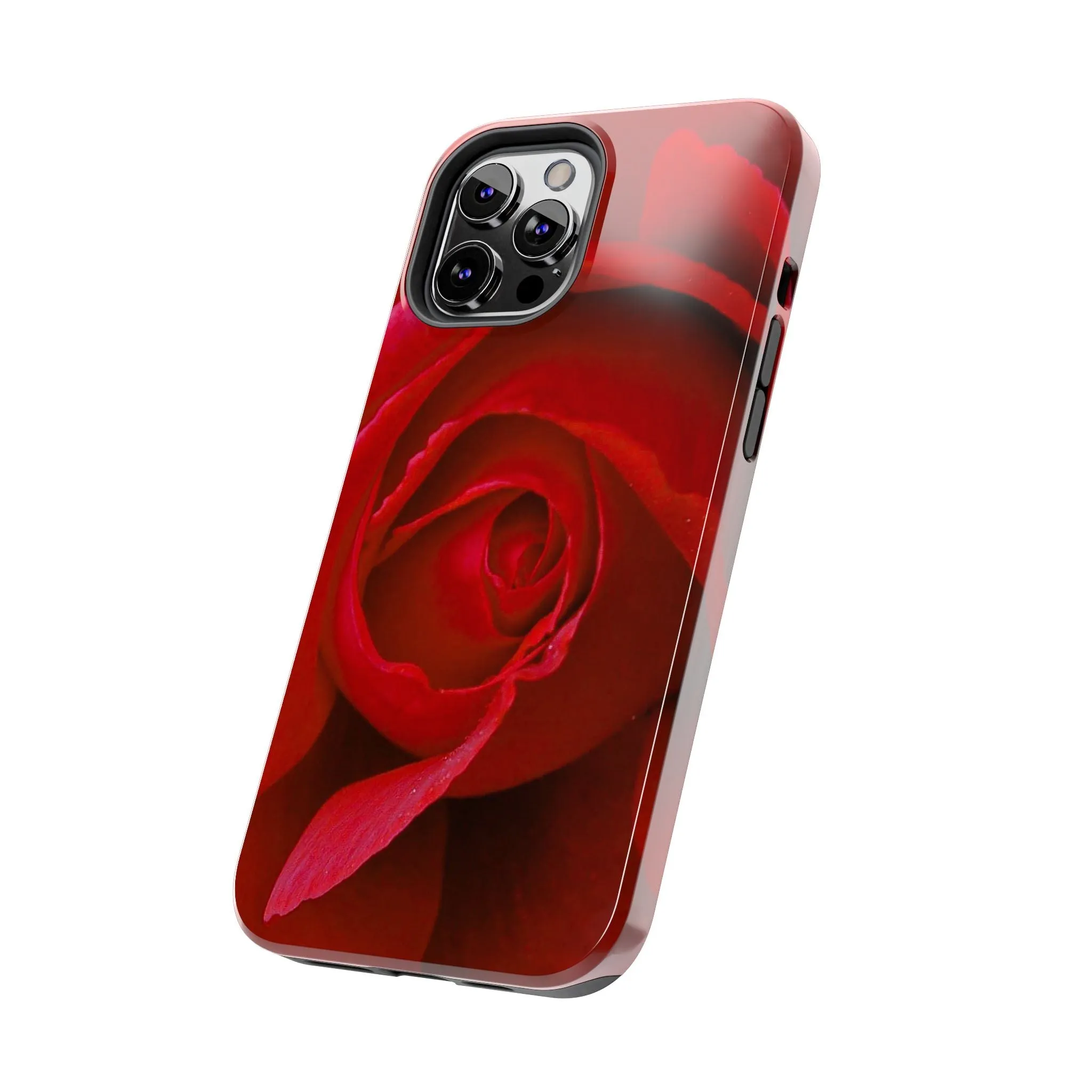 Crimson Bloom: Timeless Elegance - Tough Phone Cases