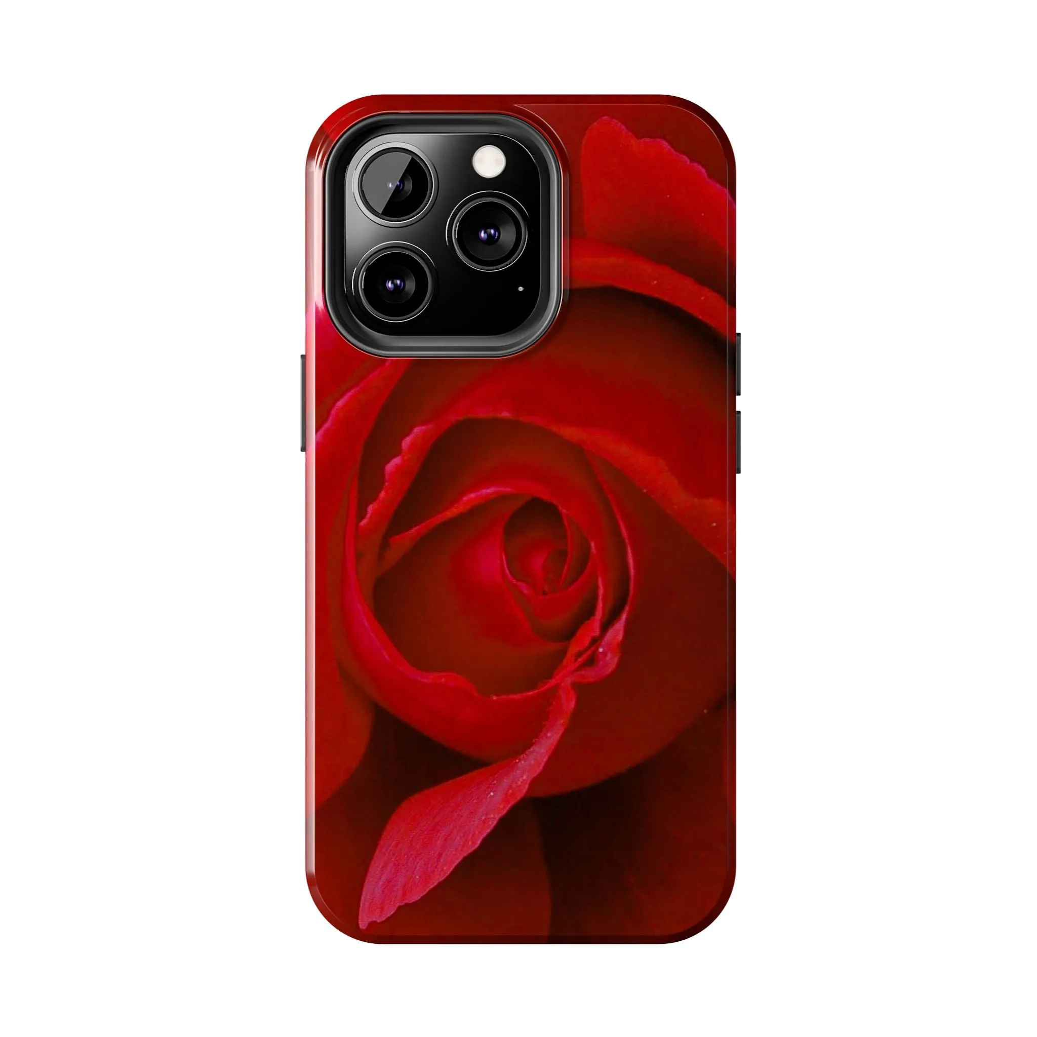 Crimson Bloom: Timeless Elegance - Tough Phone Cases