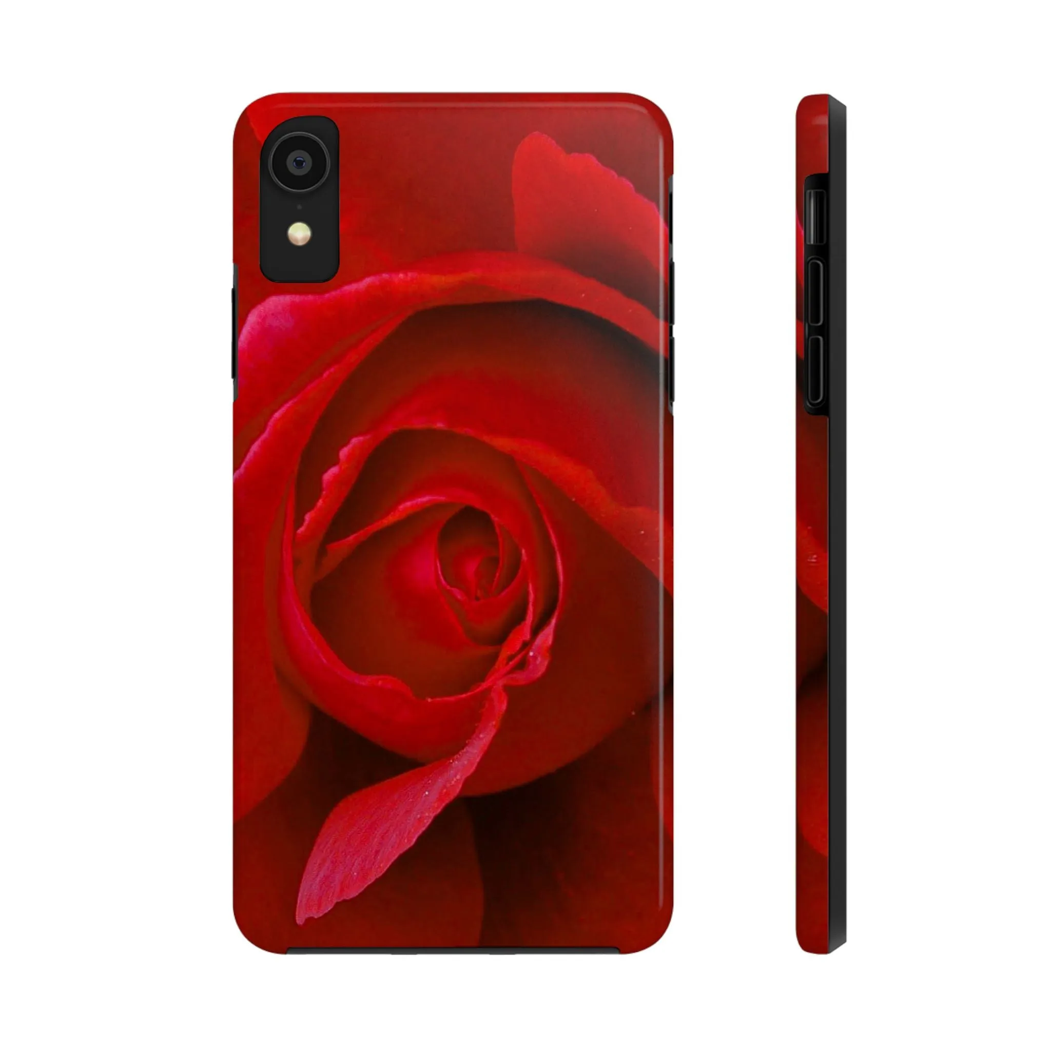 Crimson Bloom: Timeless Elegance - Tough Phone Cases