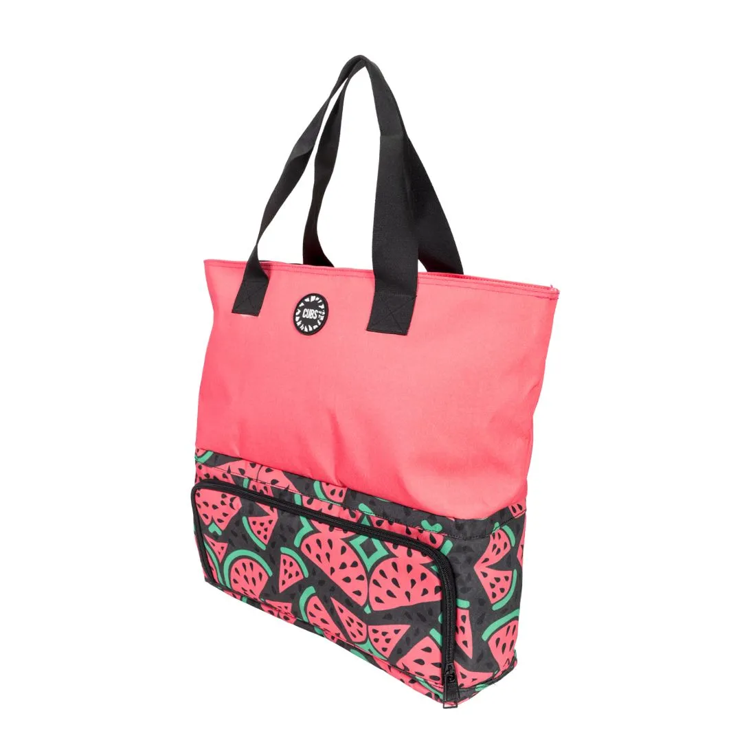 Cubs Red & Black Watermelons Tote/Cooler Bag