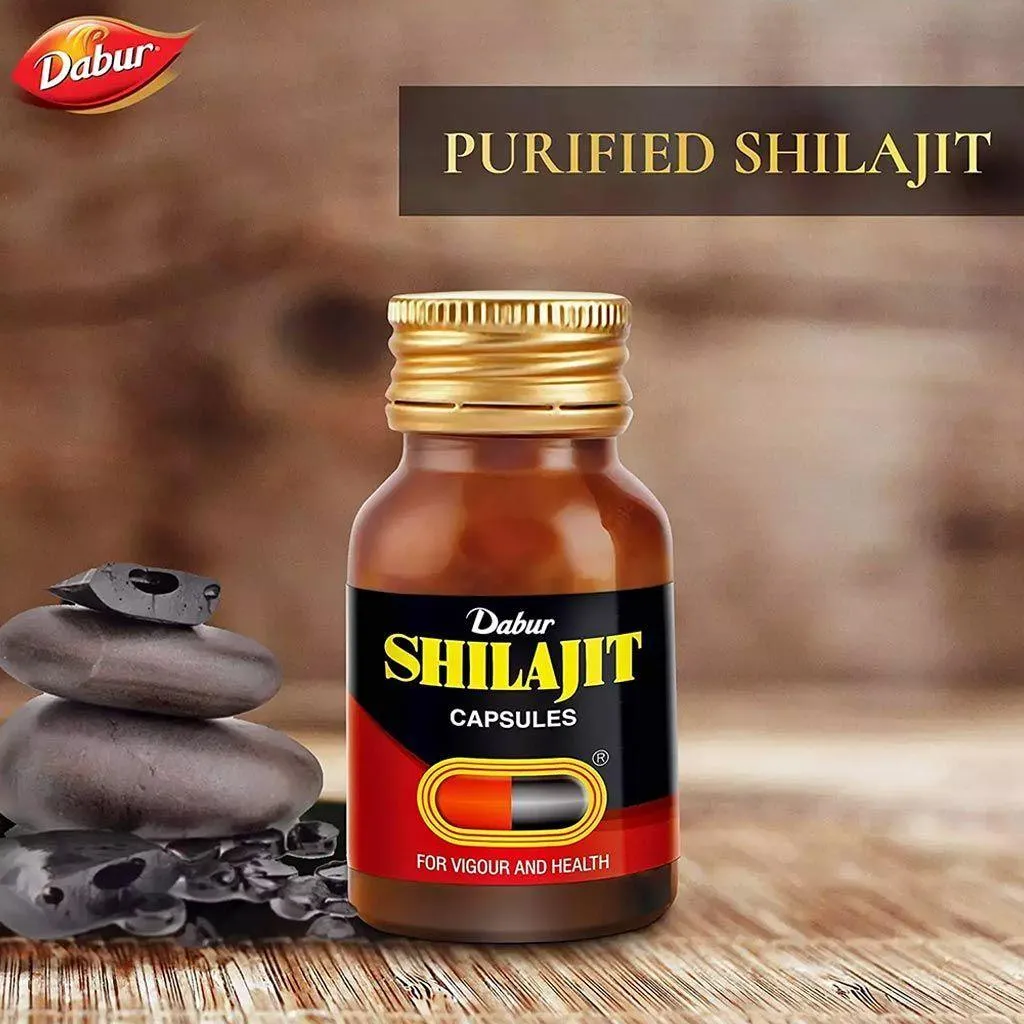 Dabur Shilajit Capsules For Vigour And Health, Pack of 30's