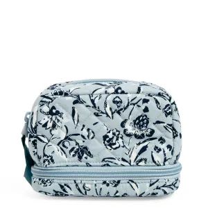 Deluxe Travel Pill Case - Perennials Gray