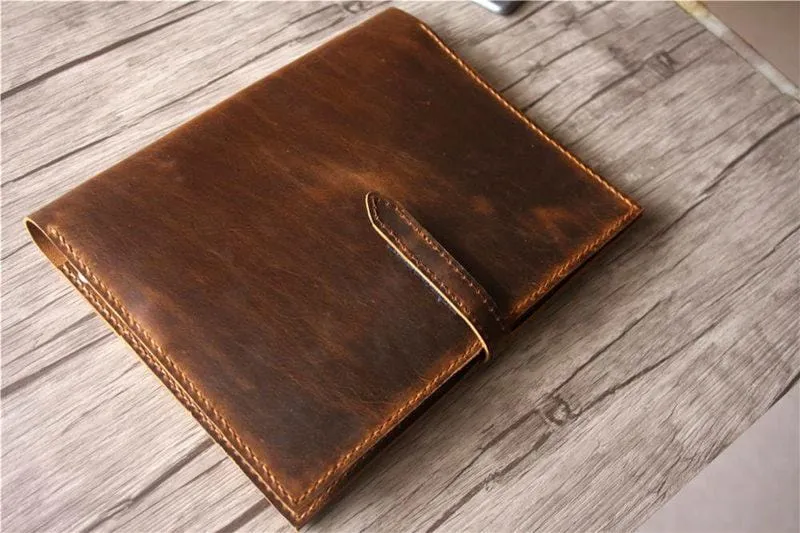 Designer Leather Laptop Sleeve 15.6 Cover