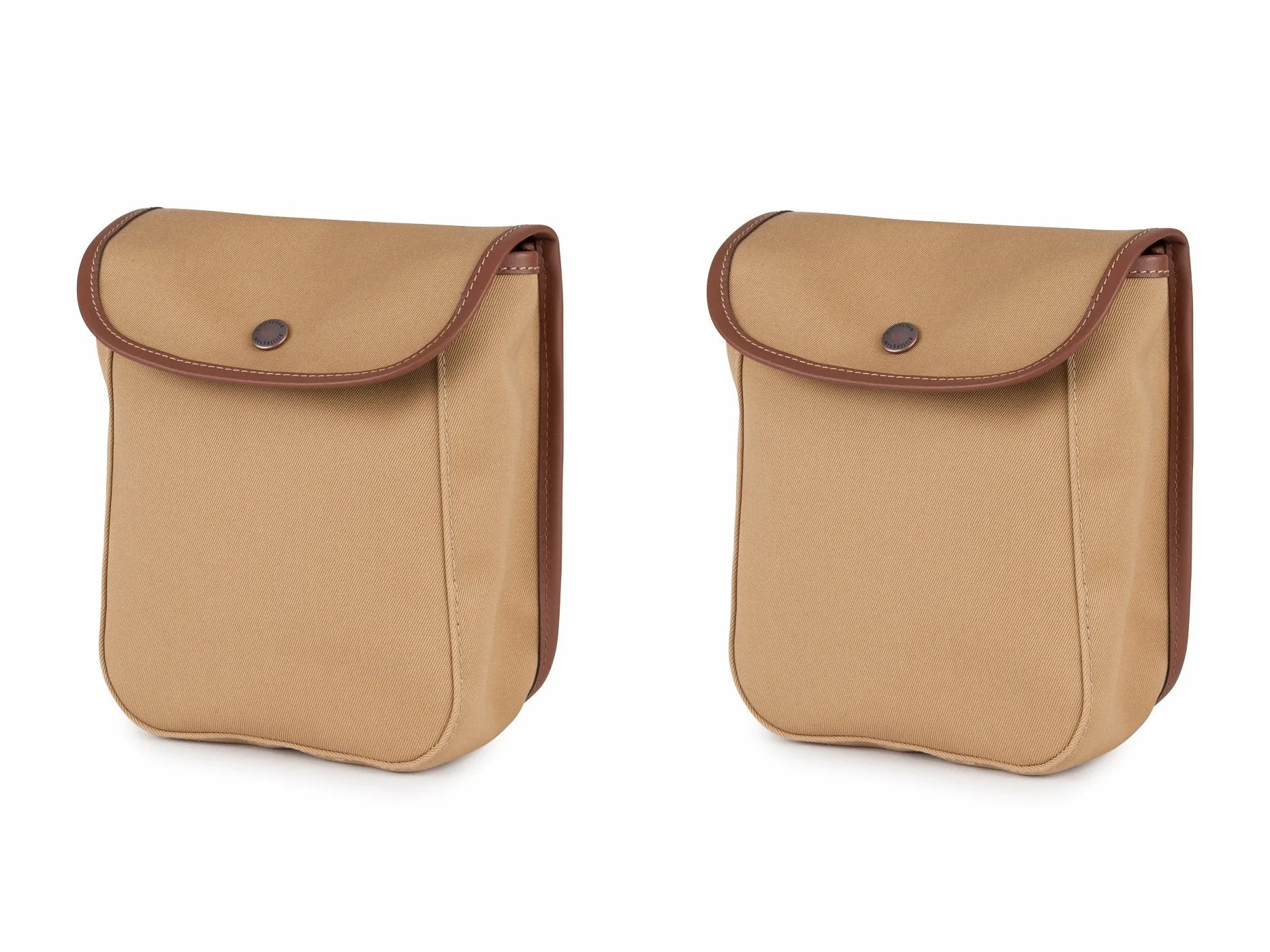 End Pockets - Khaki Canvas / Tan Leather / 550 End Pockets (Pair)