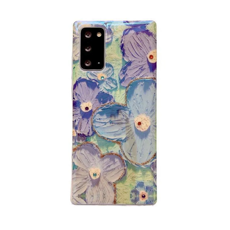 Floral Design Silicone Phone Case