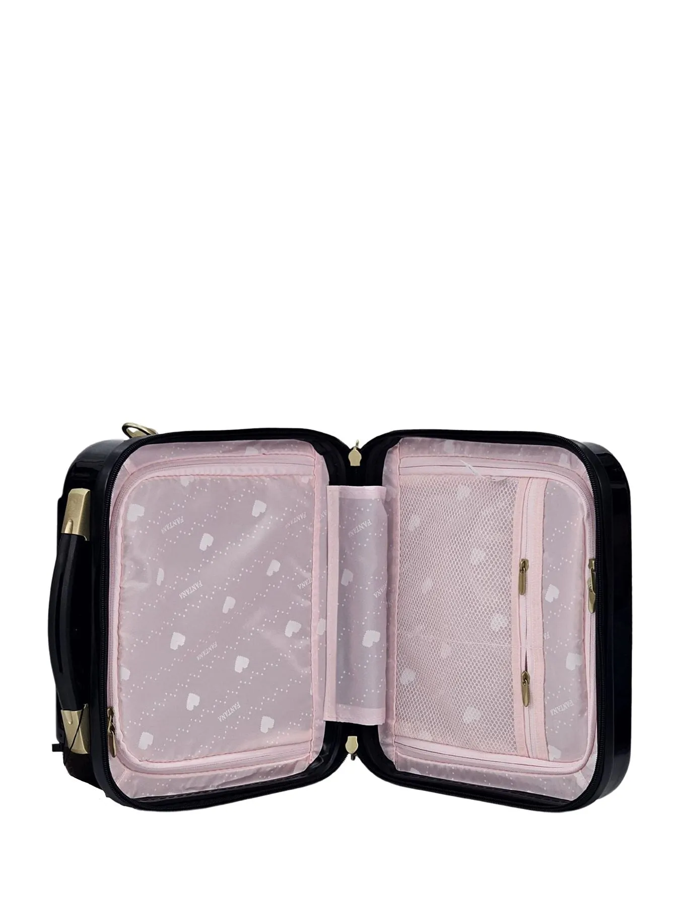 Floral Suitcase 4 Wheel Shiny Hard Case Shell Roller Wheels Cabin Small Medium Large Set Carry On Check In