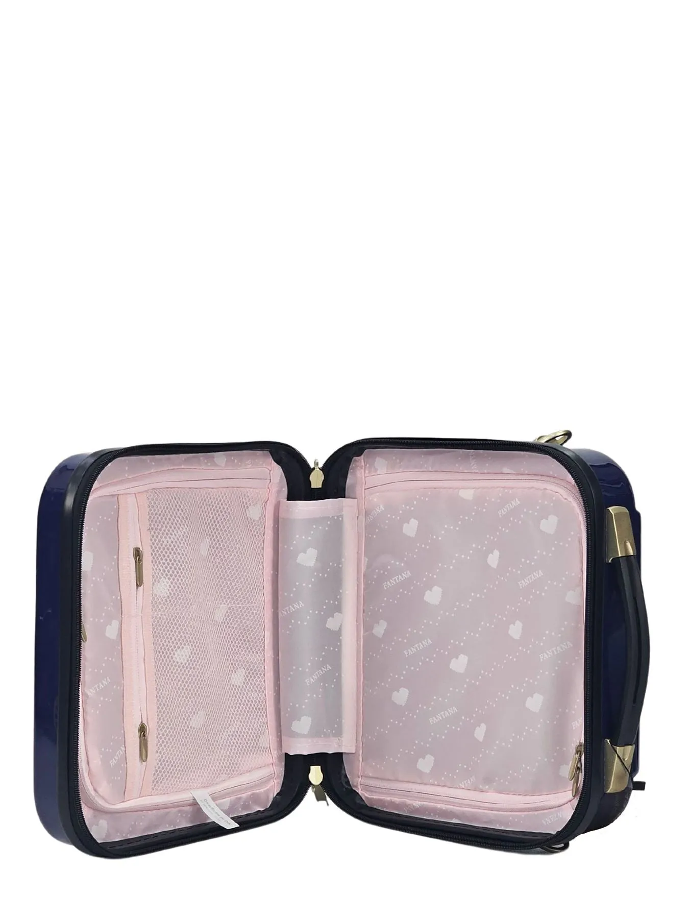 Floral Suitcase 4 Wheel Shiny Hard Case Shell Roller Wheels Cabin Small Medium Large Set Carry On Check In