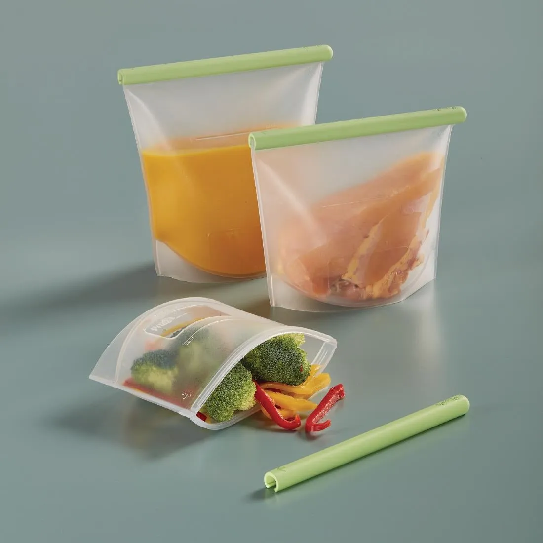 FS287 Lekue Reusable Silicone Food Storage Bag 500ml