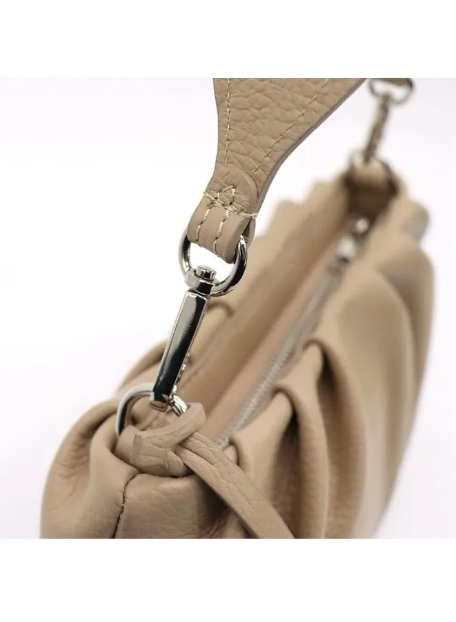 Gai Mattiolo Italian Leather  Handbag with a Detachable Shoulder Strap