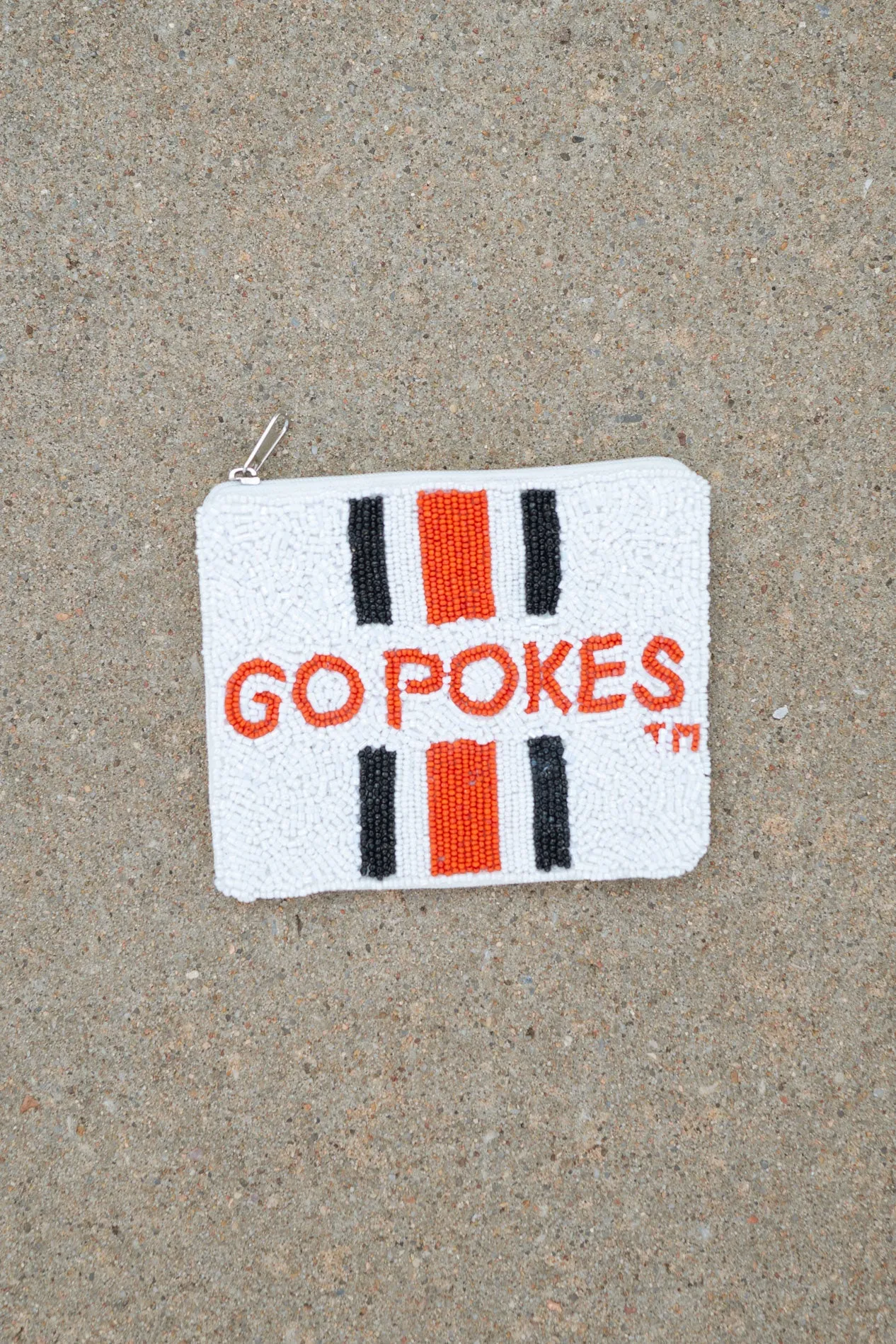 Go Pokes Beaded Pouch