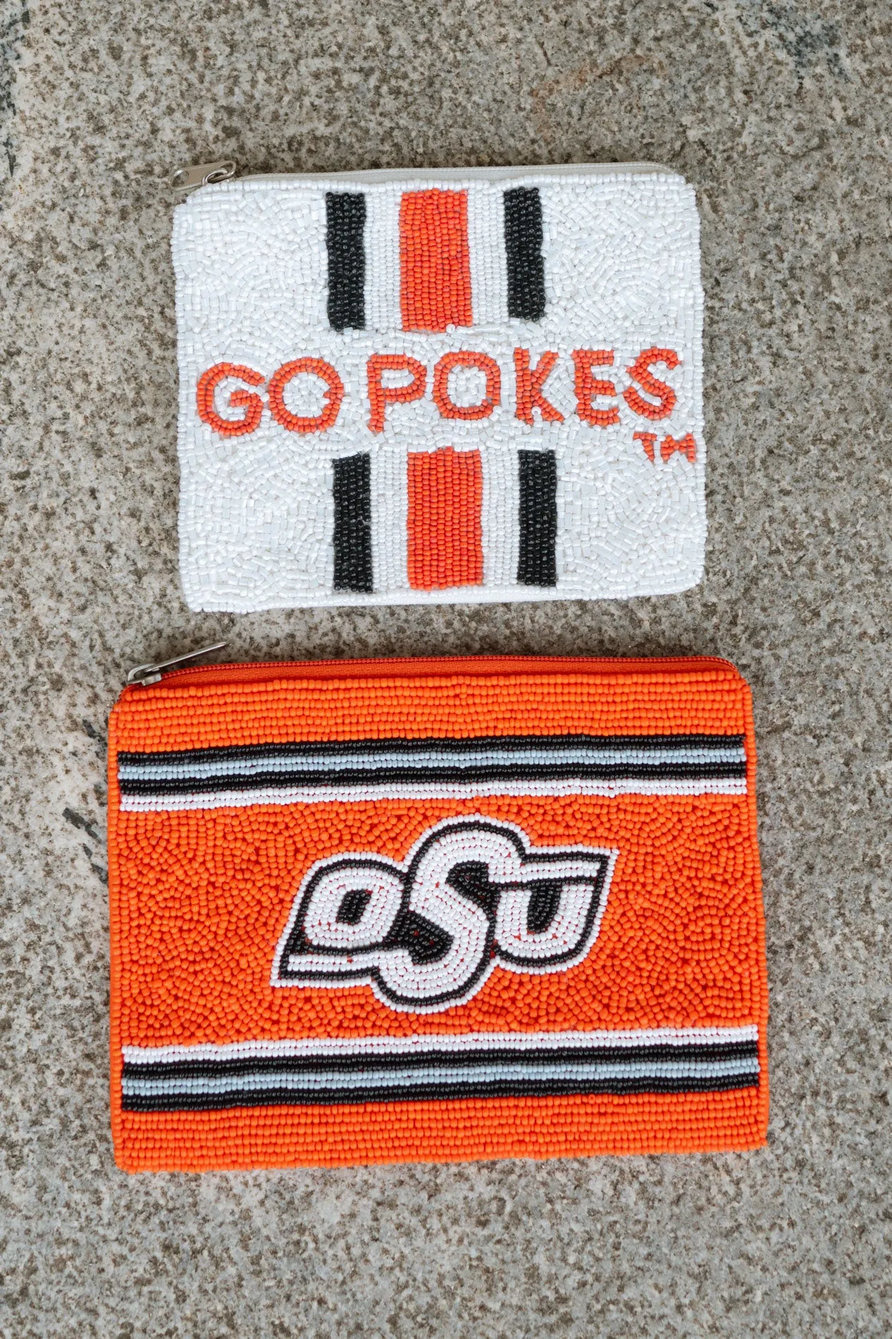 Go Pokes Beaded Pouch