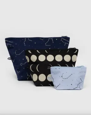 Go Pouch Set in Night Sky