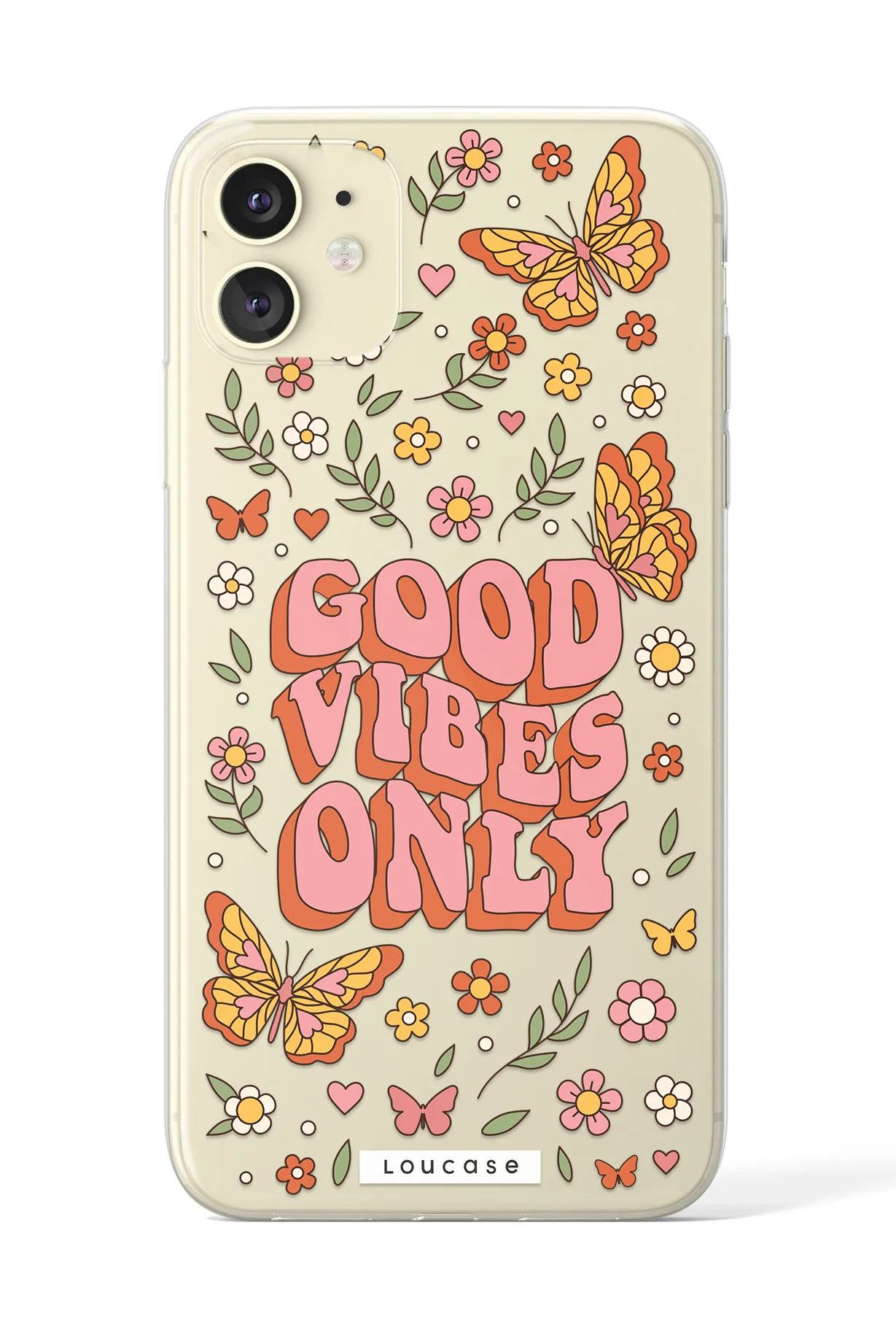 Good Vibes KLEARLUX™ Phone Case | LOUCASE