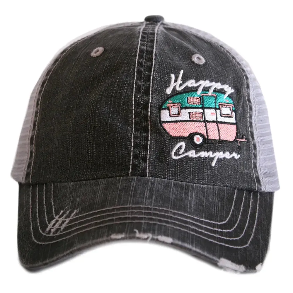 Happy Camper Wholesale Women’s Caps (Side Patch)