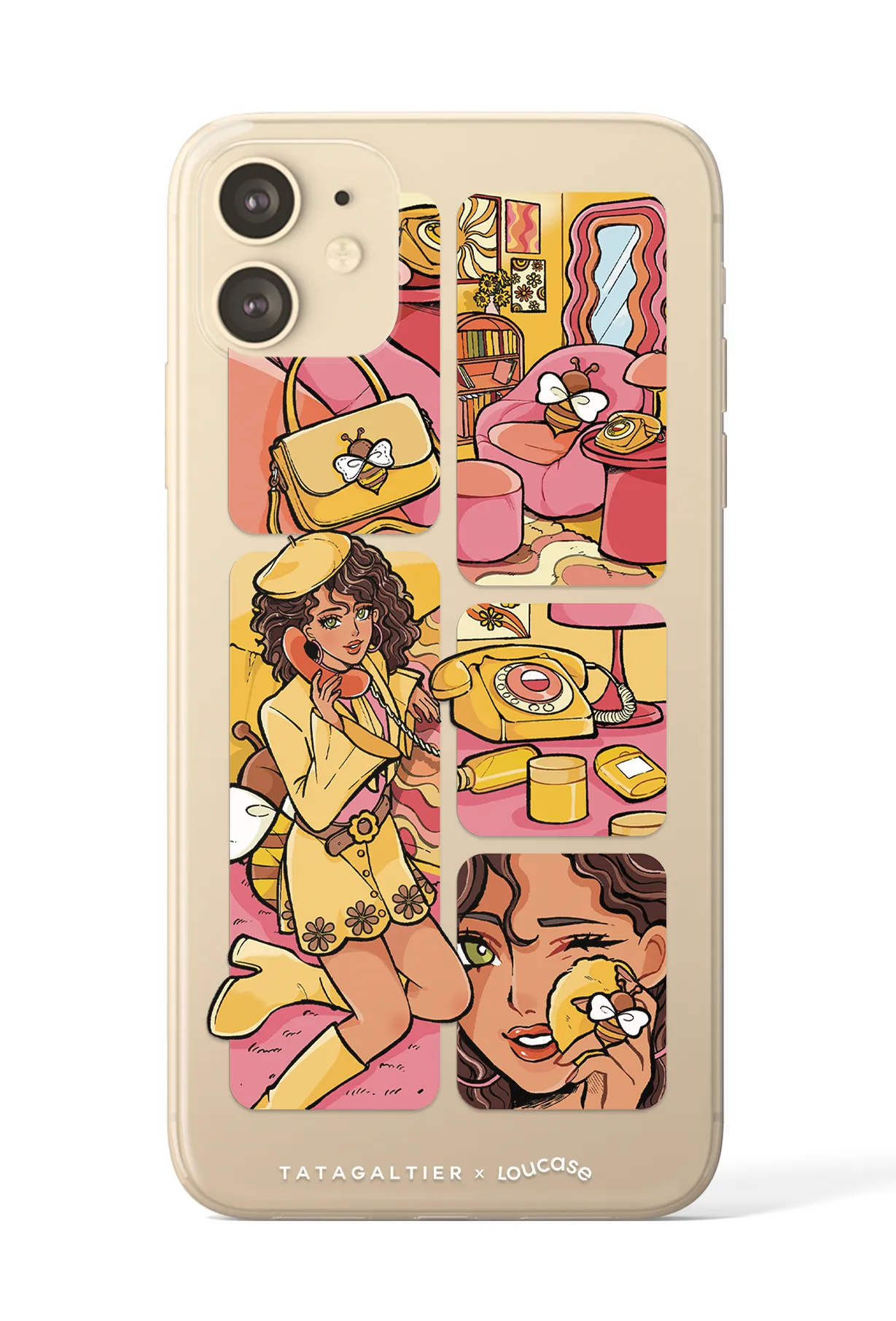 Honey Bee - KLEARLUX™ Limited Edition Tatagaltier x Loucase Phone Case | LOUCASE