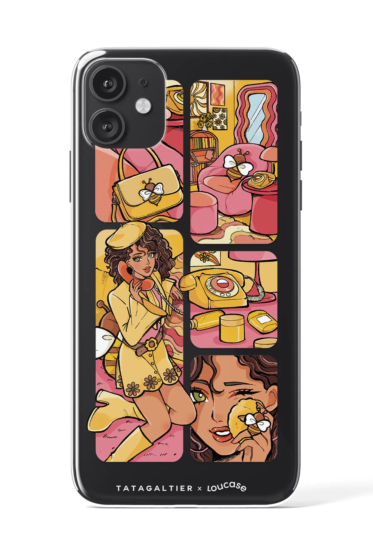 Honey Bee - KLEARLUX™ Limited Edition Tatagaltier x Loucase Phone Case | LOUCASE