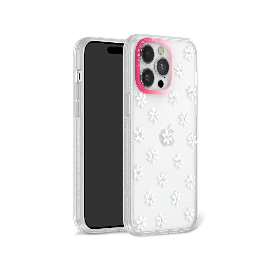 iPhone 12 Pro Max White Flower Mini Phone Case