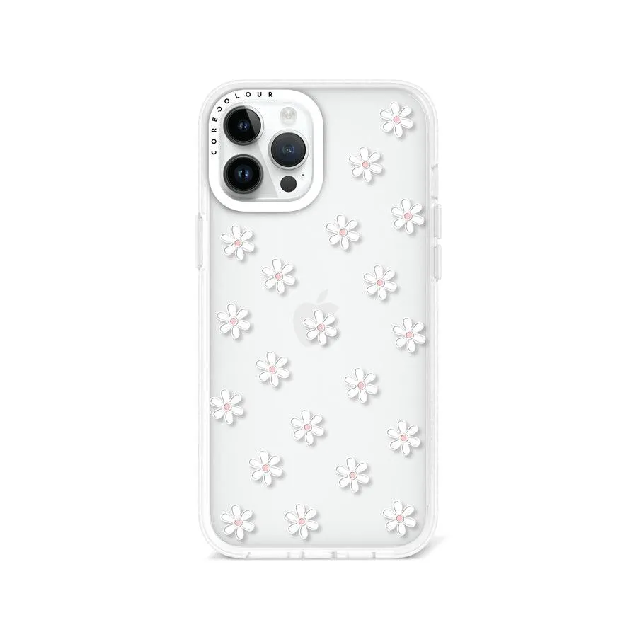 iPhone 12 Pro Max White Flower Mini Phone Case