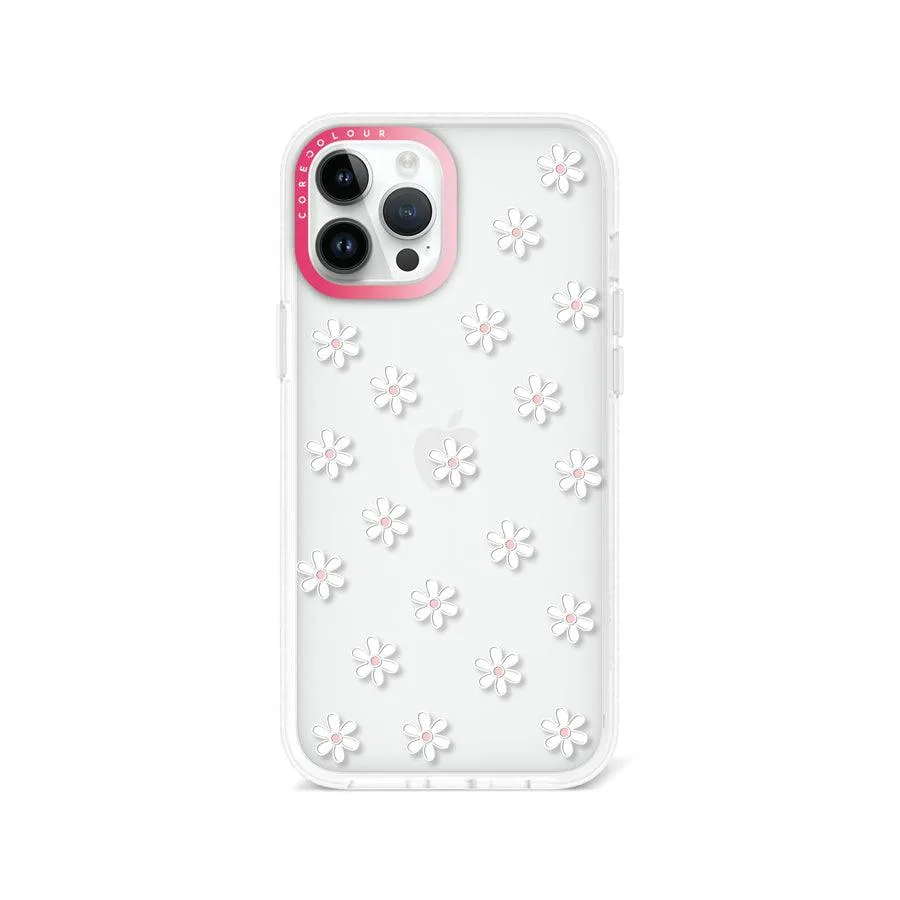 iPhone 12 Pro Max White Flower Mini Phone Case