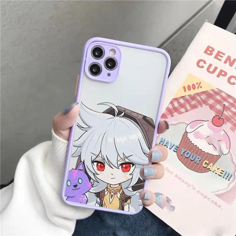 iPhone Cases/Back Cover Set-1 Genshin impact (Variants available)