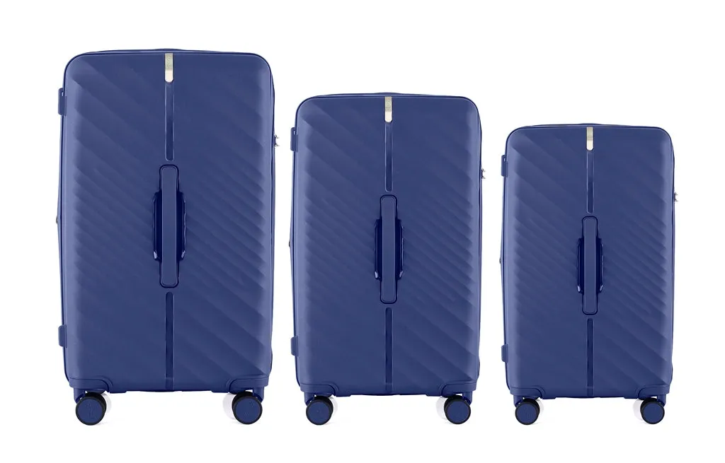 IZOD Gail Polycarbonate Hard shell Expandable Lightweight 360 Dual Spinning Wheels Combo Lock 29", 26", 20" 3 Piece Luggage Set