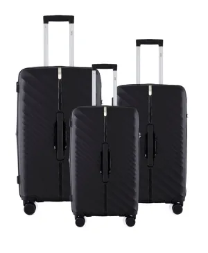 IZOD Gail Polycarbonate Hard shell Expandable Lightweight 360 Dual Spinning Wheels Combo Lock 29", 26", 20" 3 Piece Luggage Set