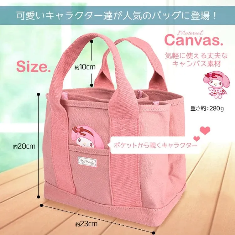 Kawaii Versatile Canvas Tote Bag