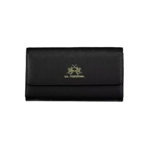 La Martina Black Polyethylene Women Wallet