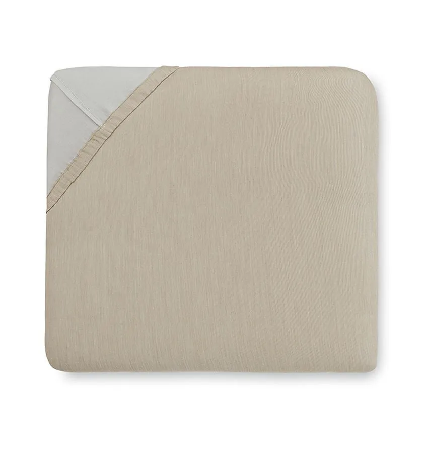 Larro Beige Sheets & Cases by Sferra