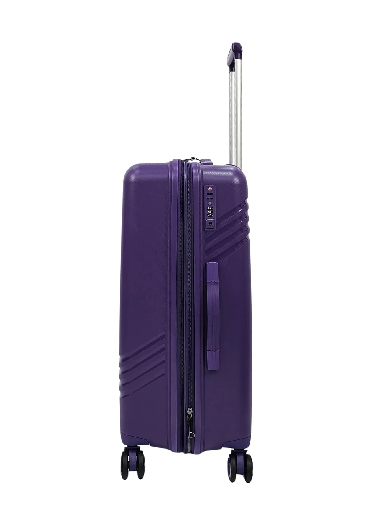 Luggage Suitcase Travel Bag Carry On Hand Cabin Check in Hard-Shell 4 Spinner Wheels Trolley Set