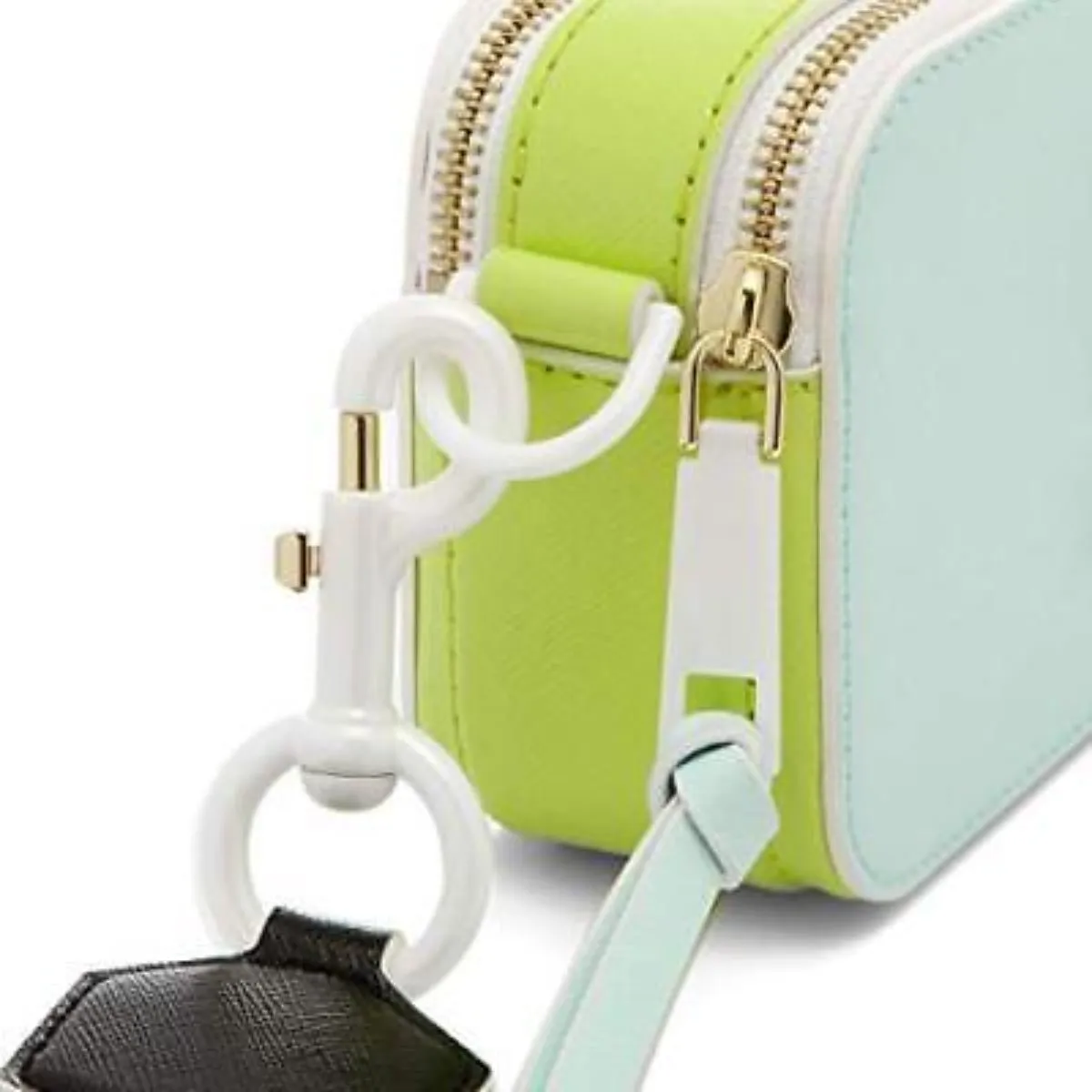 Marc Jacobs The Snapshot Ceramic Shoulder Bag In Light Blue Multi - M0014889-498