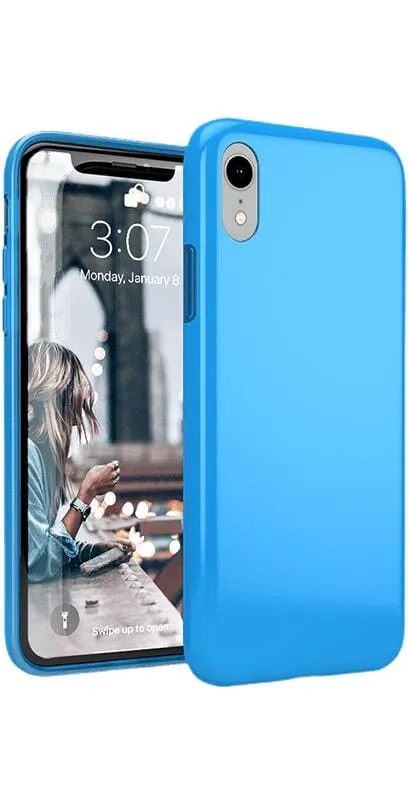 Miami Cabana | Solid Neon Blue Case