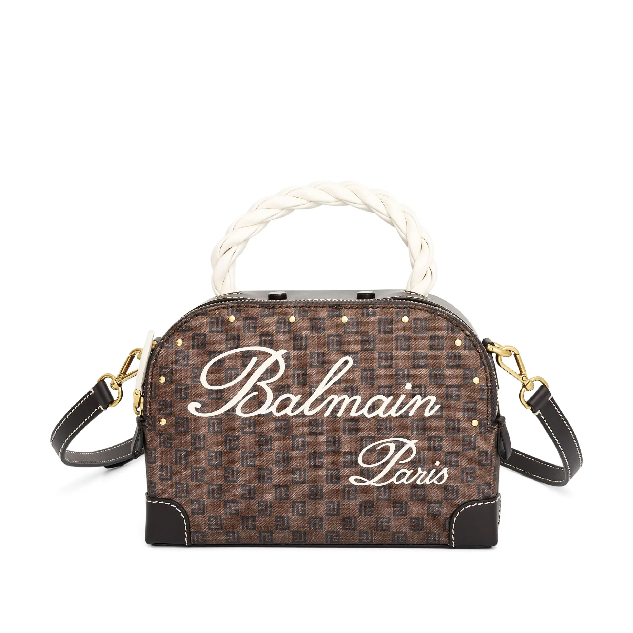 Mini Monogram Makeup Bag in Black/Brown