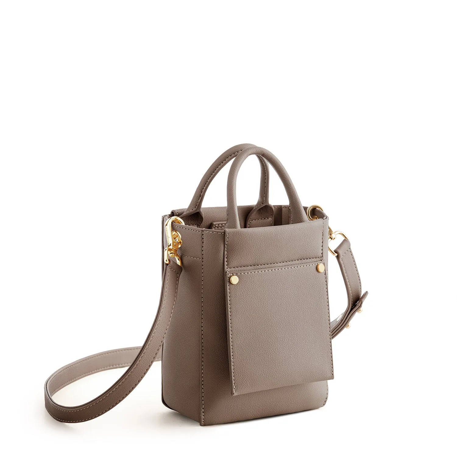 Nicola Mini Tote - Mocha