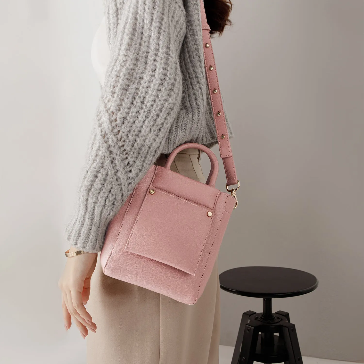 Nicola Mini Tote - Pink