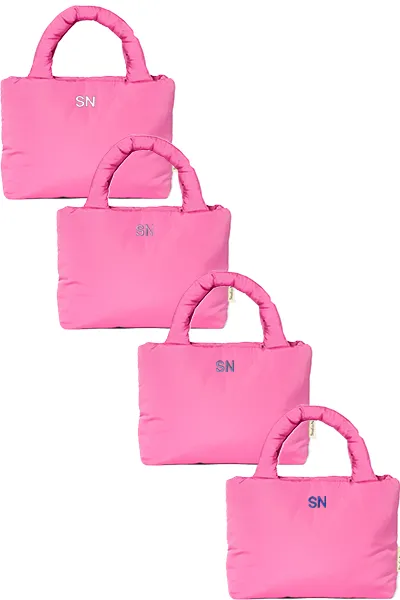 Pink Puffy Mini Handbag