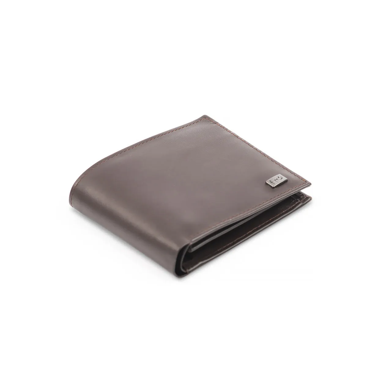 Pristine Tri-Fold Leather Wallet-Brown