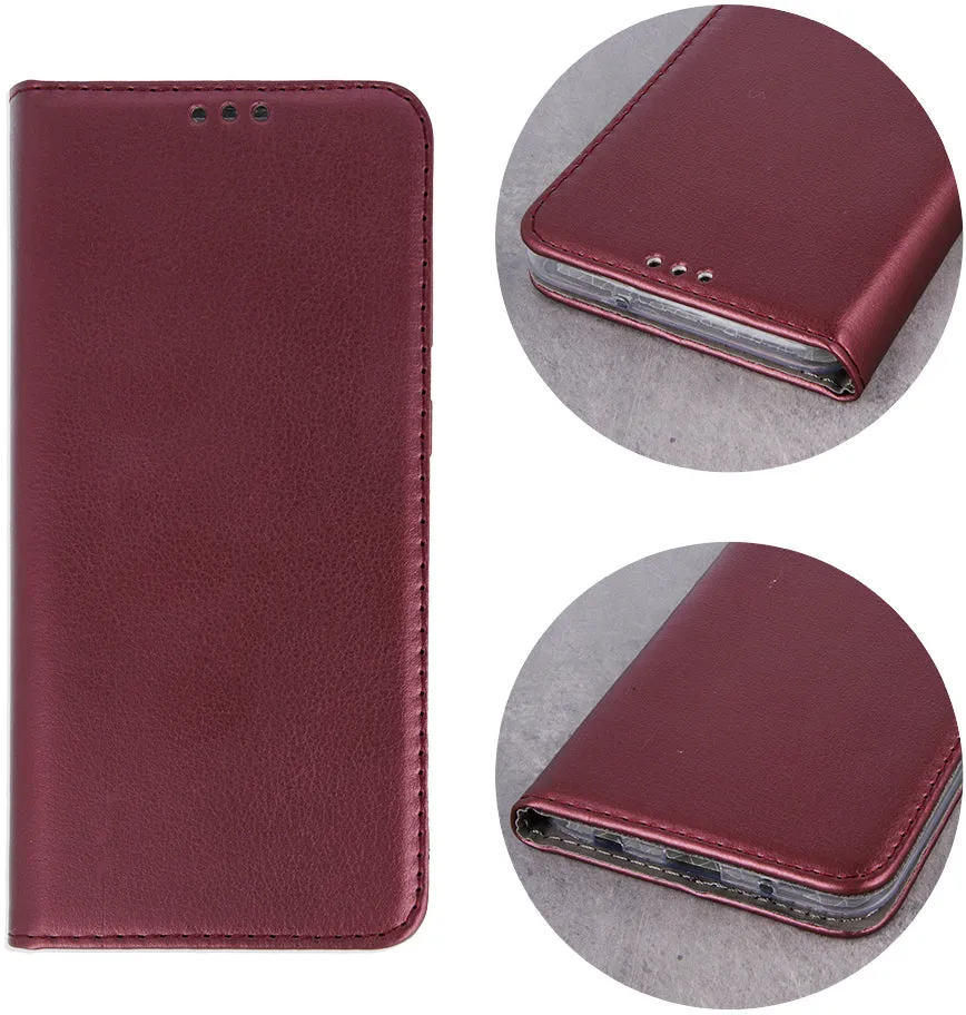 Samsung Galaxy A12 Wallet Case - Burgundy