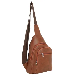 Small 14 L Backpack Travel Shoulder sling bag backpack men and women (Tan)