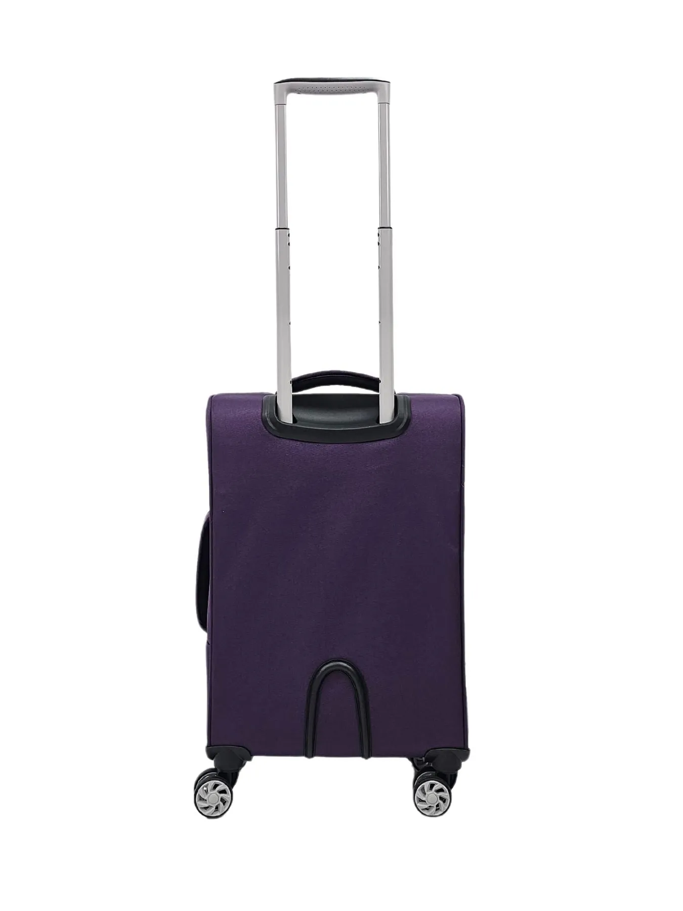 Soft Case Suitcase 4 Wheels Cabin Check In Hand Luggage Trolley Set