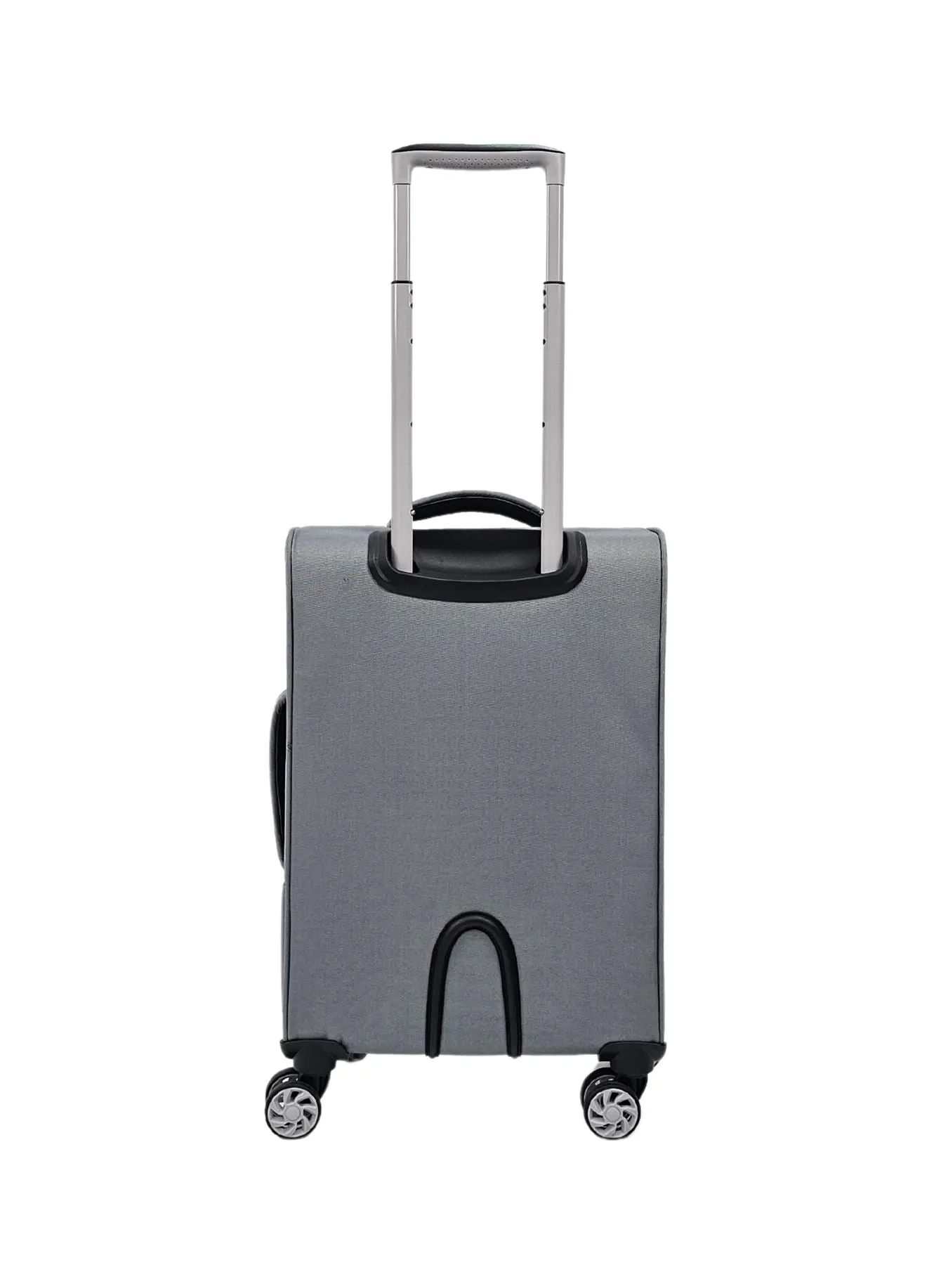 Soft Case Suitcase 4 Wheels Cabin Check In Hand Luggage Trolley Set