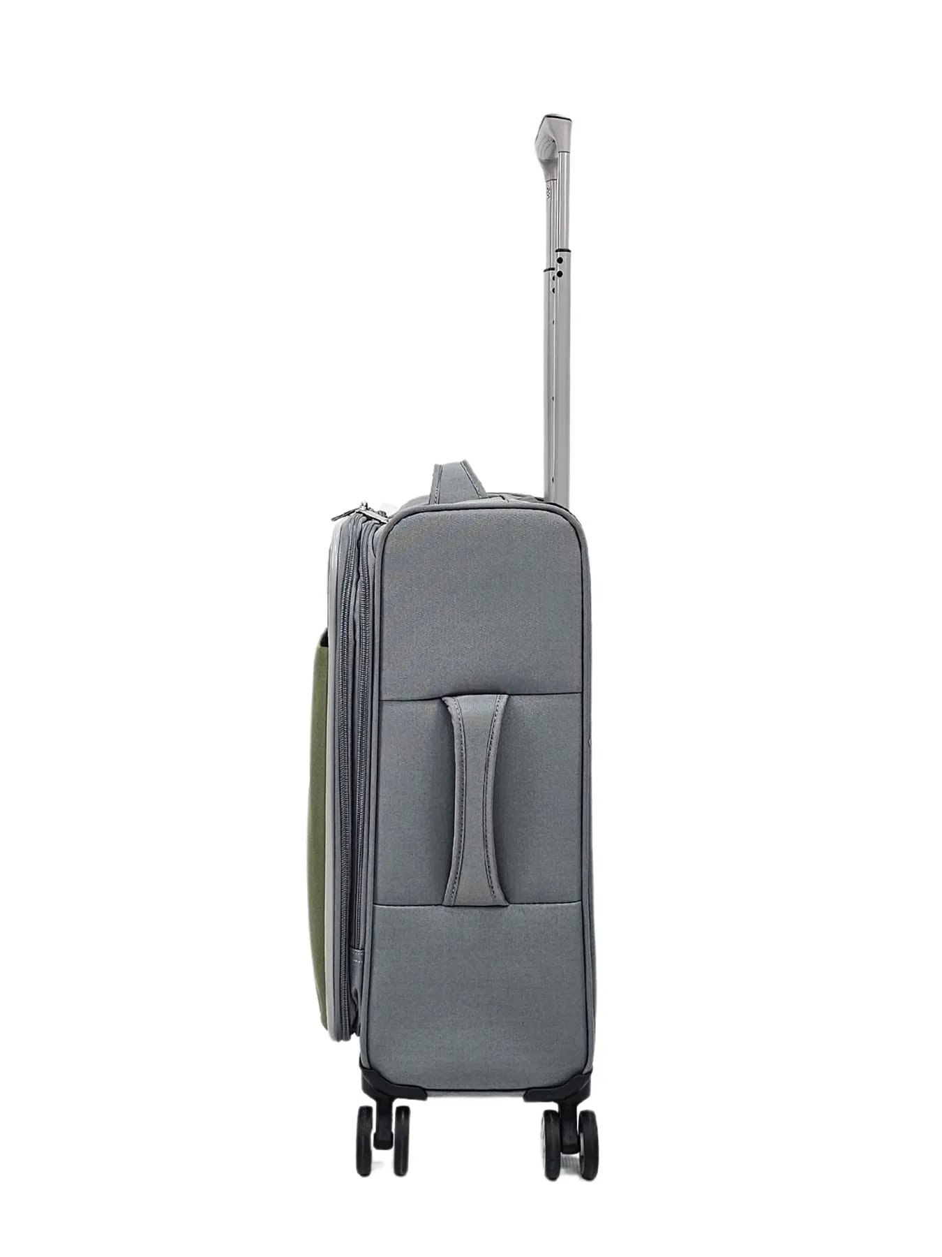 Soft Case Suitcase 4 Wheels Cabin Check In Hand Luggage Trolley Set