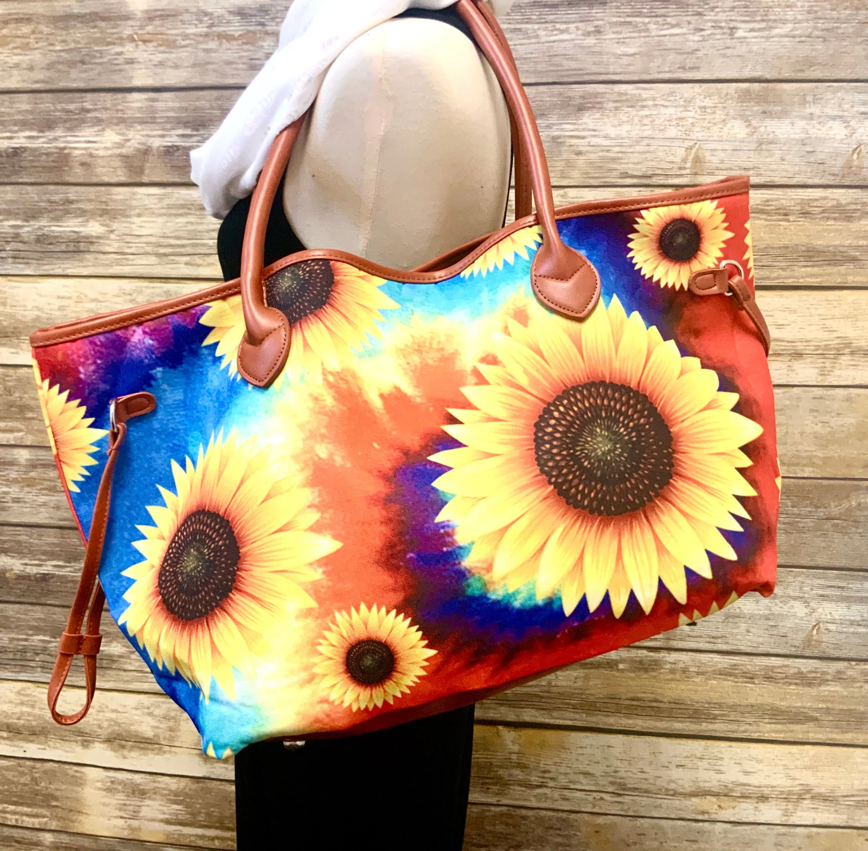 Sunflower Canvas Tote Collection (High Quality Canvas)